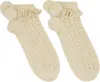 Valentino Cotton-blend Pom-pom Socks