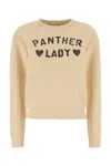 Valentino Graphic Print Crew Neck Knitwear Sweatshirt In Brown