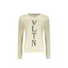 Valentino Intarsia-knit Sweater In Green