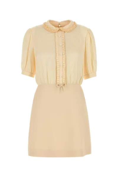 VALENTINO BEIGE MIDI DRESS