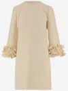 Valentino Garavani Solid Crepe Couture Minidress