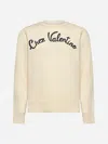 Valentino Beige Embroidered Wool Sweater
