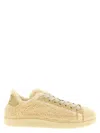 Valentino Royco Vlogo Lace-up Sneakers In Neutral