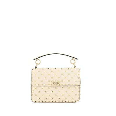 Valentino Garavani Beige Lamb Ovis Aries Aries Handbag In Neutral