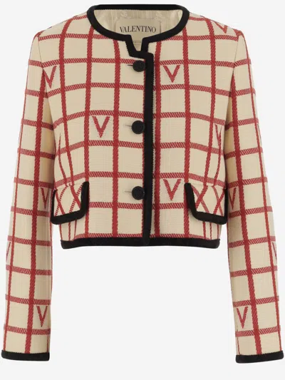 VALENTINO BEIGE LOGO JACKET