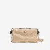 Valentino Garavani Panthea Small Shoulder Bag In Nappa Leather With A Chevron Pattern In Red