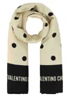 Valentino Silk Foulard With Polka Dot Pattern
