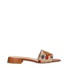 Valentino Slide Sandal "vlogo Signature" In Multi