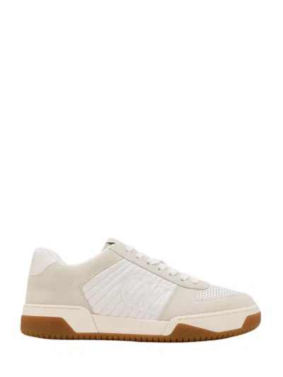 Valentino Garavani Signature Detail Ankle Padding Sneakers With Interchangeable Laces In White