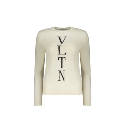 Valentino Beige Virgin Wool Sweatshirt