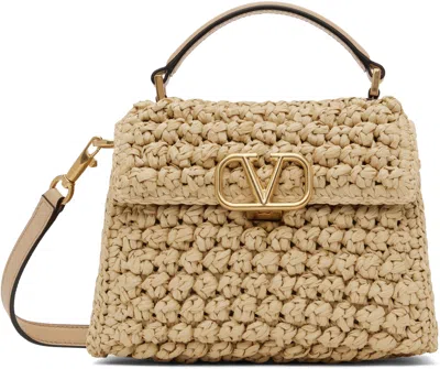 Valentino Garavani Beige Vsling Mini Bag In Sand