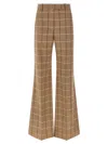 Valentino Garavani Garavani Wool Pants With Window Pattern In Neutral
