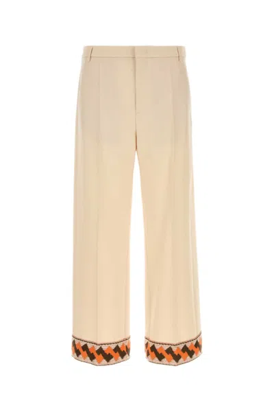 VALENTINO BEIGE WOOL PANT