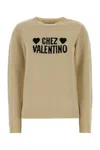 Valentino Garavani Beige Wool Sweater In Neutral