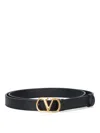 Valentino Belts Adjustable Length Gold-tone Buckle
