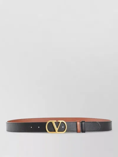 Valentino Garavani Belt 30 Reversible Vlogo Signature Hardware In Orange