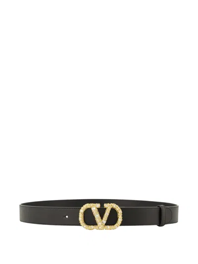Valentino Garavani Valentino Belt In Black