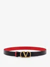 Valentino Reversible Belt "vlogo Signature" In Black