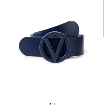 Pre-owned Valentino Garavani Valentino Belt In Blue