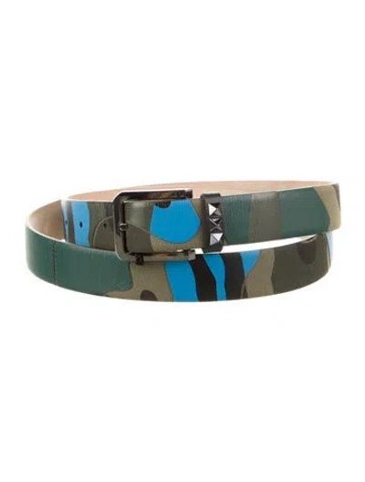 Pre-owned Valentino Garavani Belt In Green