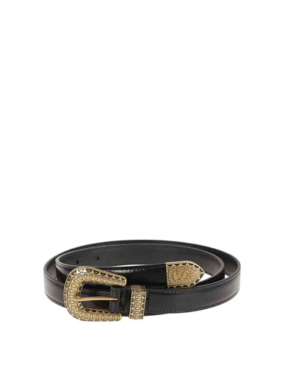 Valentino Garavani Belt H 20 Vlogo Signature In Black