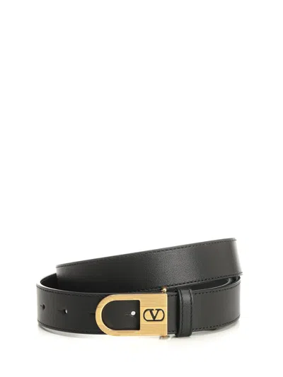 Valentino Garavani Belt H. 30 | Mini Vlogo Signature Belts Black