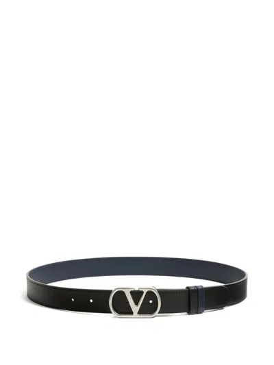 Valentino Garavani Valentino Belt H. 30 Reversibile Vlogo Signature In Multi