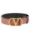 Valentino Belt H. 30 Vlogo Signature In D Blush Rose