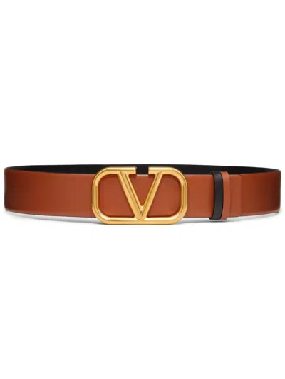 Valentino Garavani Valentino Belt H 40 Reversibile Black Brown
