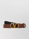 Valentino Cintura In Pelle Caramello Donna