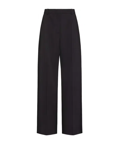 VALENTINO VALENTINO PLEAT DETAILED WIDE LEG PANTS