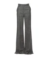 Valentino Belt Loop Casual Pants In Gray