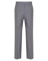 Valentino Belt-loop Casual Pants In Gray