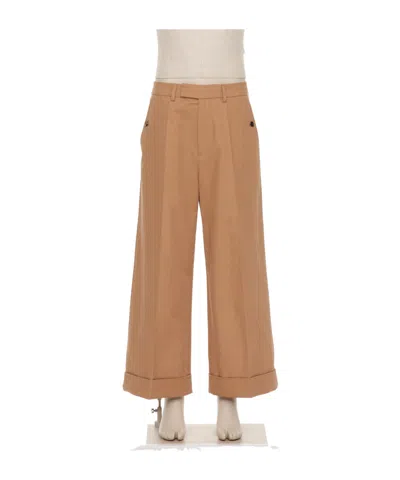 Valentino Belt-loop Casual Pants In Pink