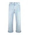 Valentino Belt-loop Jeans In Blue