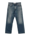 Valentino Garavani Washed Denim Jeans In Blue