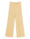 Valentino Belt-loop Trousers In Brown