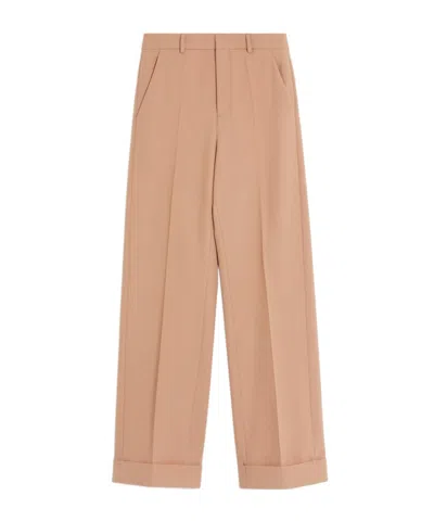 VALENTINO VALENTINO TURN-UP HEM TAILORED TROUSERS