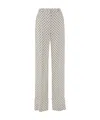 Valentino Belt Loops Slacks In White