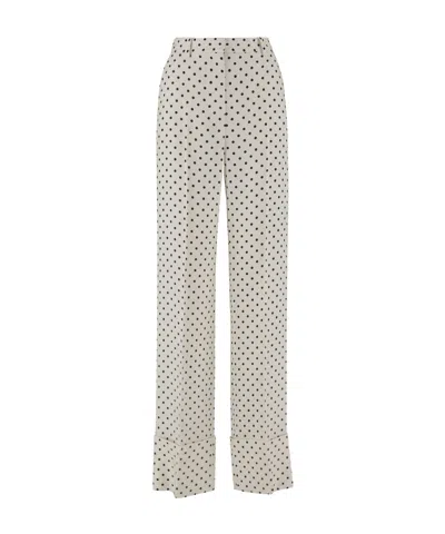 Valentino Garavani Belt Loops Slacks In White
