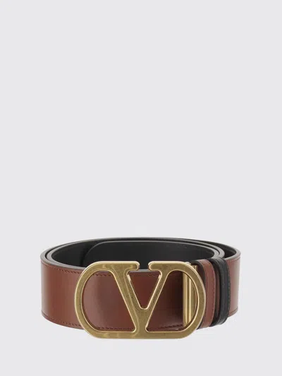 Valentino Garavani Men Brown Vlogo Signature Buckle Belt, 32 Luxury Belts For Men Darveys