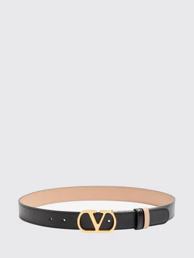Valentino Garavani Vlogo Signature Reversible Leather Belt In Purple