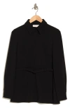 VALENTINO BELTED LONG SLEEVE TOP