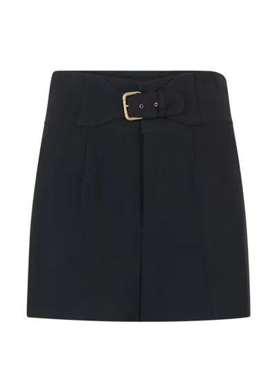 Valentino Belted Short In Black