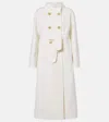 Valentino Wool-cashmere Double-breasted Overcoat In Neutral