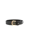 Valentino Leather Belts In Black