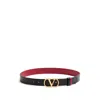 Valentino Belts Black, Red In Black