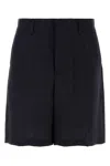 Valentino Bermuda Shorts In Silk With All-over Toile Iconographe Pattern
