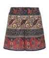 Valentino Garavani Voyage Imaginaire Bermuda Shorts In Black