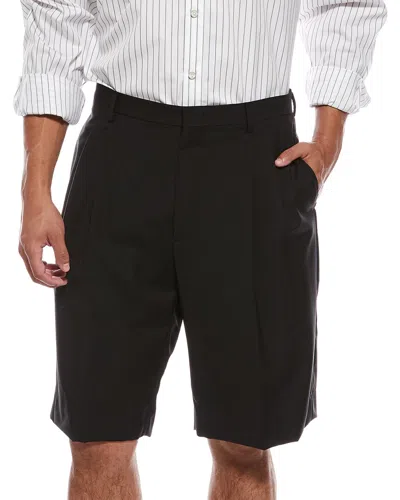 Valentino Bermuda Wool & Mohair-blend Short In Black
